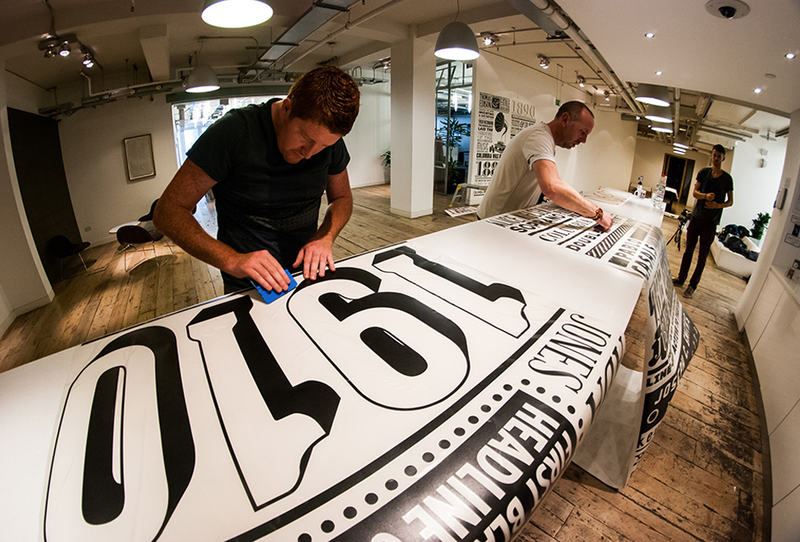 Illustration for article titled Behind the Scenes: Sony Music's Stunning Typographic Timeline